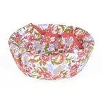 Floral Cotton Bread Basket- Multicolor