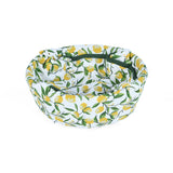 Lemon Lush Cotton Bread Basket- Multicolor
