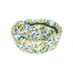 Lemon Lush Cotton Bread Basket- Multicolor