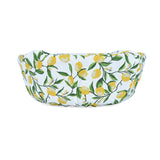 Lemon Lush Cotton Bread Basket- Multicolor