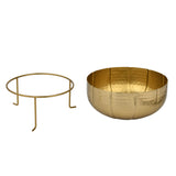 Decorative Urli with Trileg Stand Small- Gold