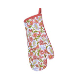 Floral Oven Golve- Rust
