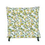 Lemon Lush Cotton Chair Pad- Multicolor