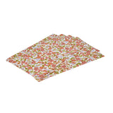 Floral Cotton Placemat Set of 4- Multicolor