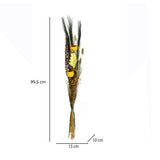 Peony Flower Dry Stick- Yellow