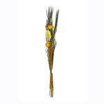 Peony Flower Dry Stick- Yellow