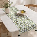Lemon Lush Cotton Table Runner- Multicolor, 180 x 30 cm