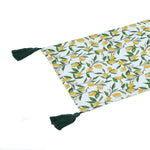 Lemon Lush Cotton Table Runner- Multicolor, 120 x 30 cm
