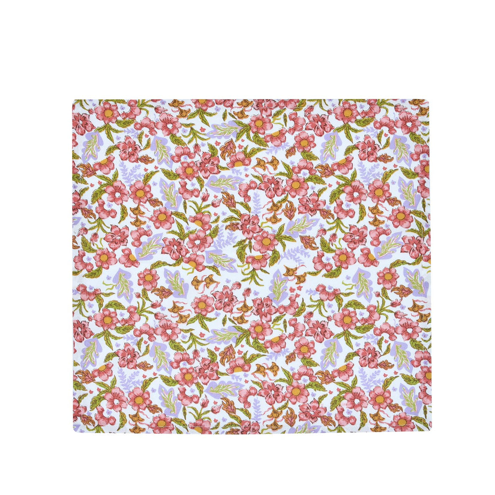 Floral Cotton Napkin Set of 4- Multicolor