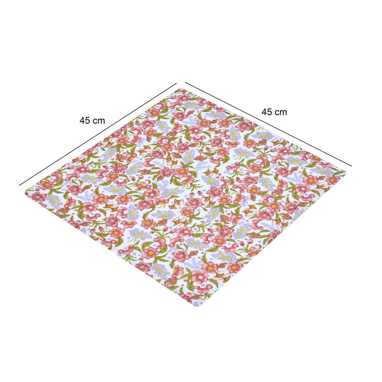 Floral Cotton Napkin Set of 4- Multicolor