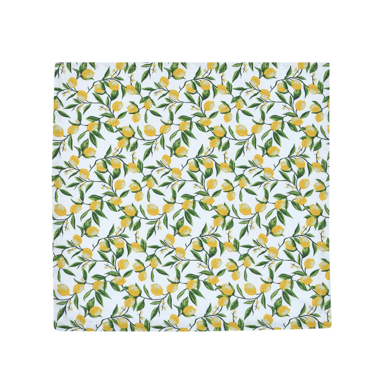 Lemon Lush Cotton Napkin Set of 4- Multicolor
