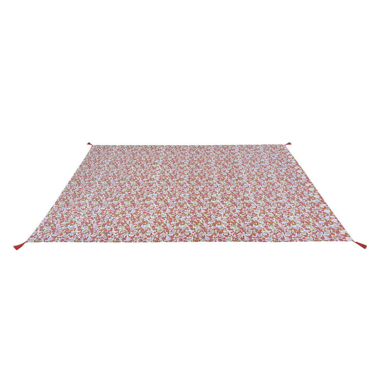 Floral Cotton 4 Seater Table Cover- Multicolor