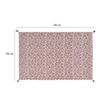 Floral Cotton 4 Seater Table Cover- Multicolor