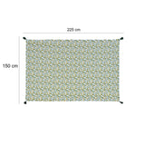 Lemon Lush Cotton 6 Seater Table Cover- Multicolor