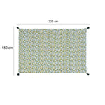 Lemon Lush Cotton 6 Seater Table Cover- Multicolor