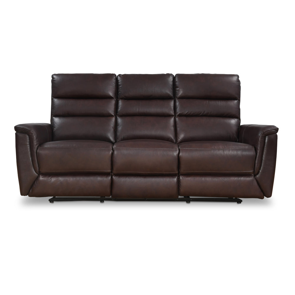 Brandon 3 Seater Manual Recliner (Dark Brown)