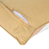 Tufting Arch Cotton Cushion Cover- Beige and Grey