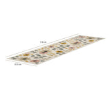 Floral Embroidery Table Runner Small- Beige & Green