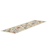 Floral Embroidery Table Runner Small- Beige & Green