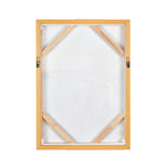Santorini Street Canvas Wall Painting (Blue & Orange)