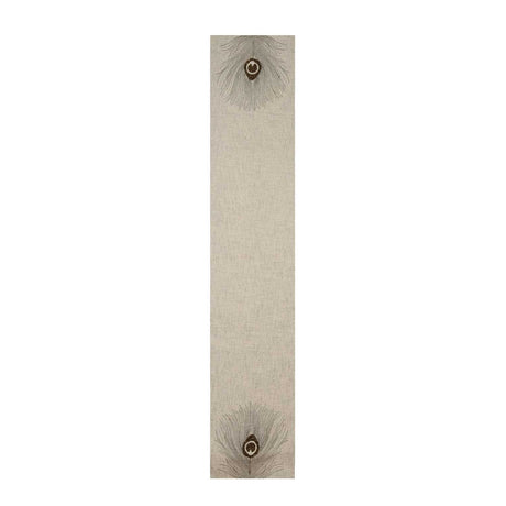 Moorpankh Pattern Table Runner- Beige and Gold