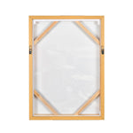 Santorini Street Canvas Wall Painting (Blue & Orange)