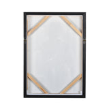 Lady by The Window Canvas Wall Painting (Black & Brown)