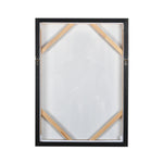Lady by The Window Canvas Wall Painting (Black & Brown)