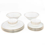 Urmi Porcelain 20 Piece Dinner Set- White