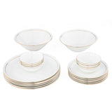 Urmi Porcelain 20 Piece Dinner Set- White