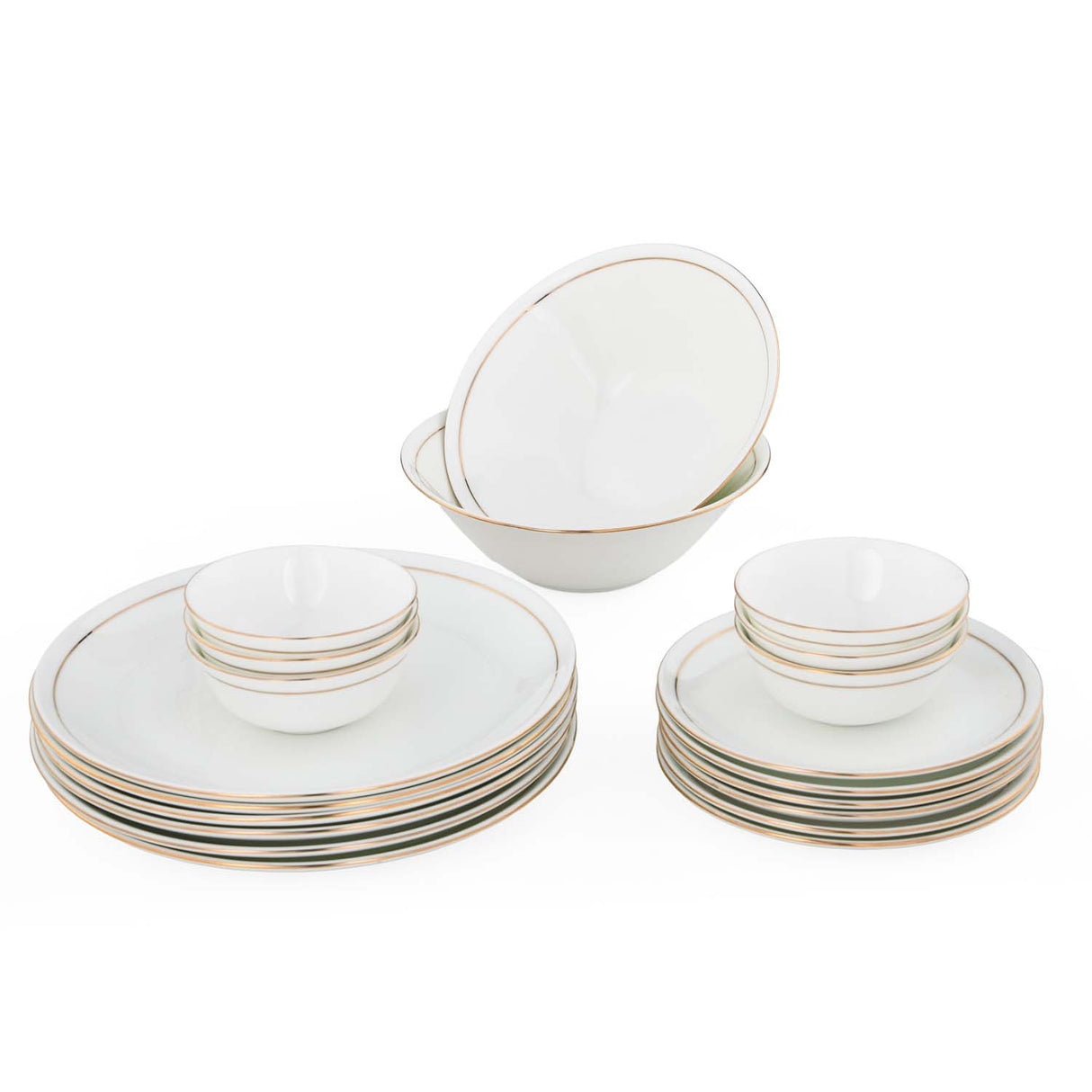 Urmi Porcelain 20 Piece Dinner Set- White