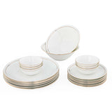Urmi Porcelain 20 Piece Dinner Set- White