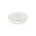 Ripple Porcelain 20 Piece Dinner Set- White