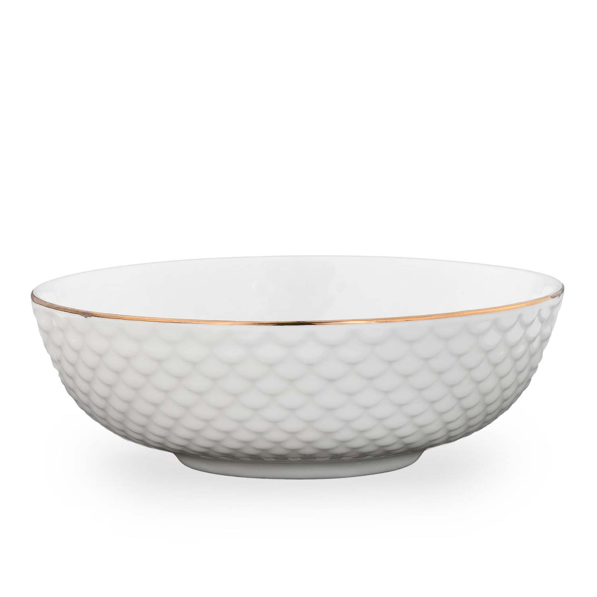 Ripple Porcelain 20 Piece Dinner Set- White