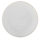 Ripple Porcelain 20 Piece Dinner Set- White