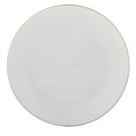 Ripple Porcelain 20 Piece Dinner Set- White