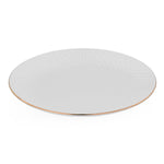 Ripple Porcelain 20 Piece Dinner Set- White