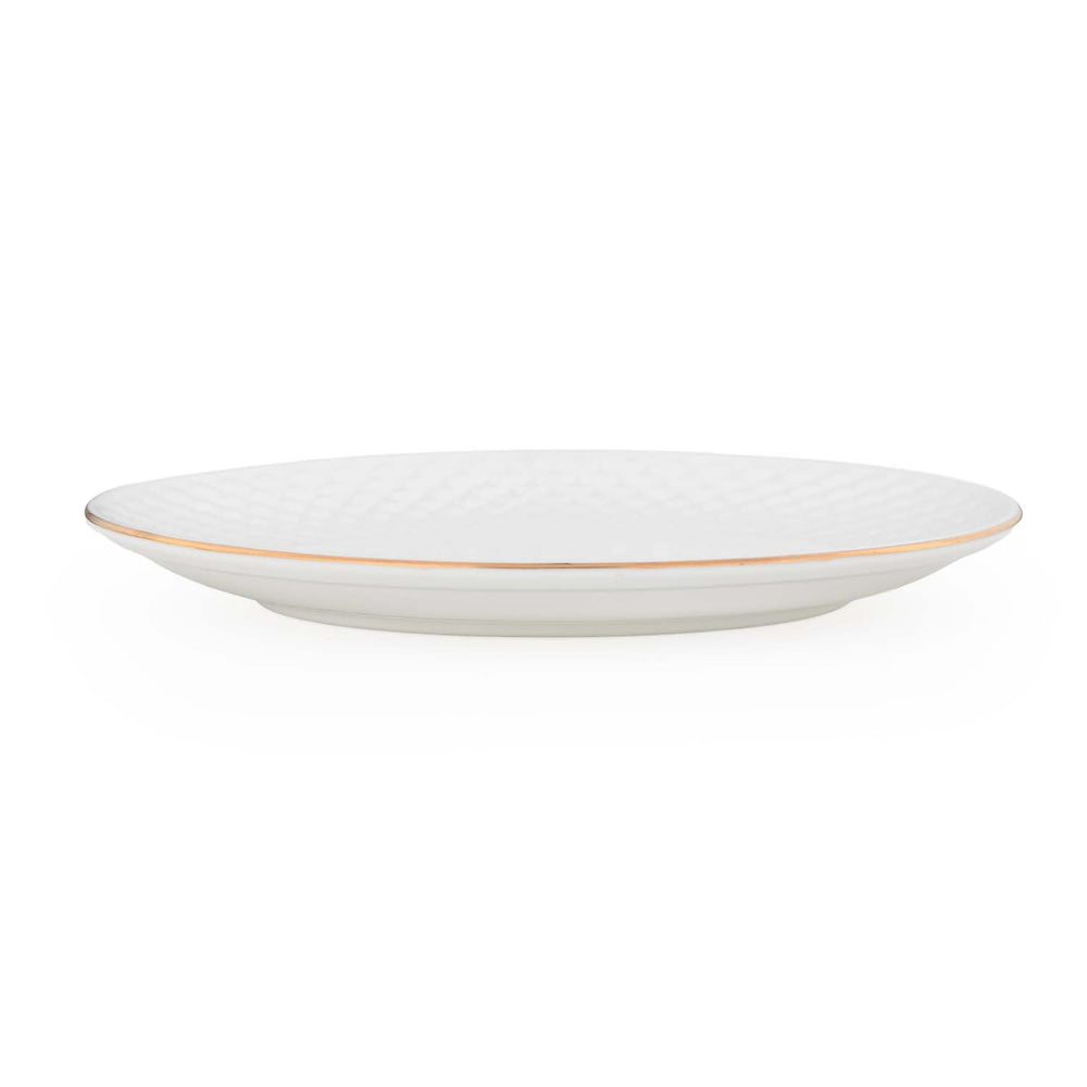 Ripple Porcelain 20 Piece Dinner Set- White