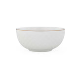 Ripple Porcelain 20 Piece Dinner Set- White