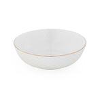 Ripple Porcelain 20 Piece Dinner Set- White