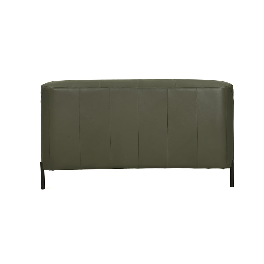 Modena 2 Seater Leather Sofa- Green