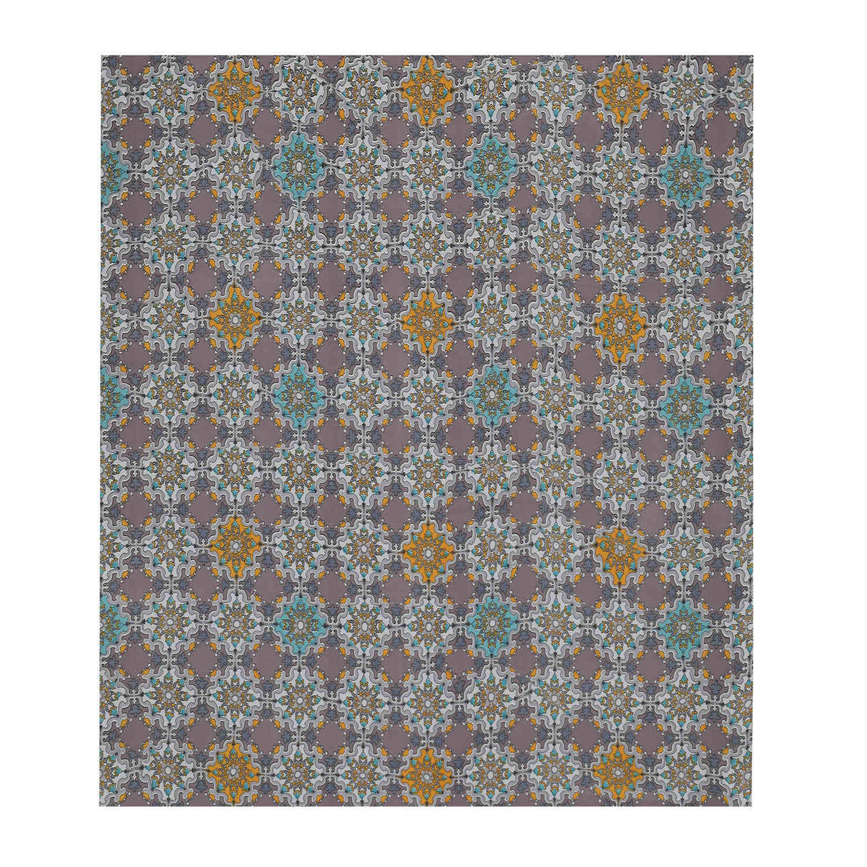 Turkish Stencil Pattern Double Bedsheet design 2