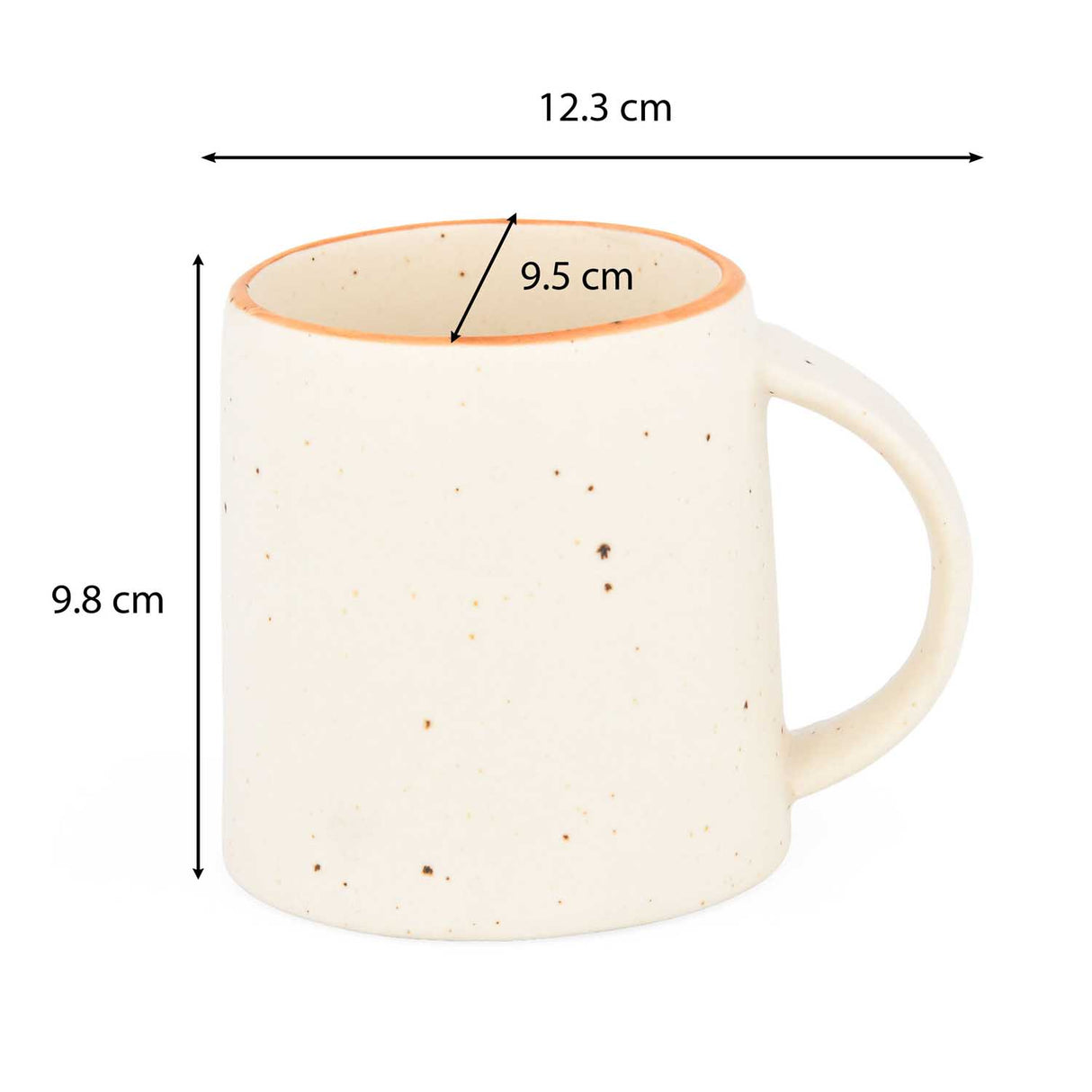 Stoneware 310 ml Coffee Mug- Cream