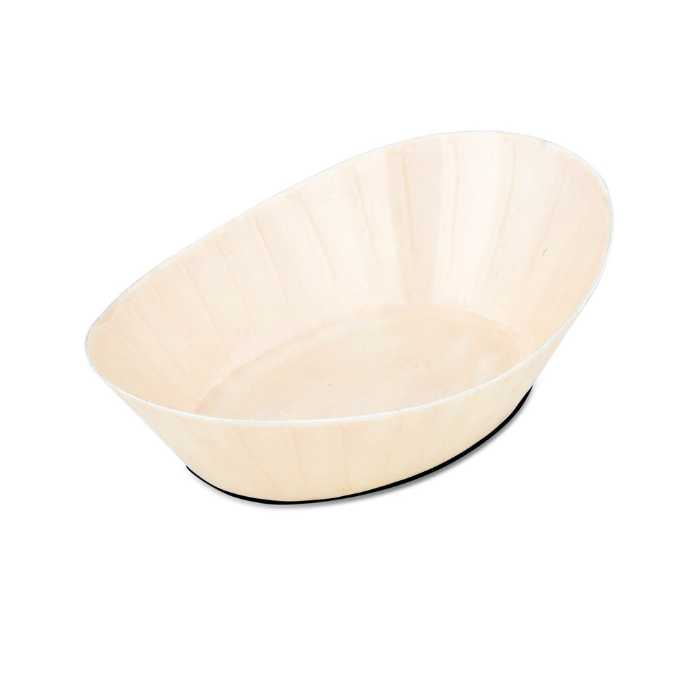 Boat Shaped Serving Platter Small- Cream