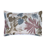Floral 4 Pieces Polyester Double Bedding Set (Blue)