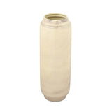Decorative Tall Floor Oval Vase- White