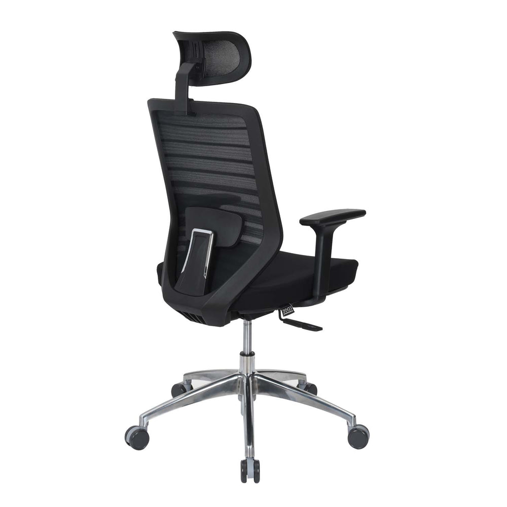 Poise Pro High Back Mesh Chair- Black