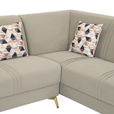 Copper Corner Sofa- Beige