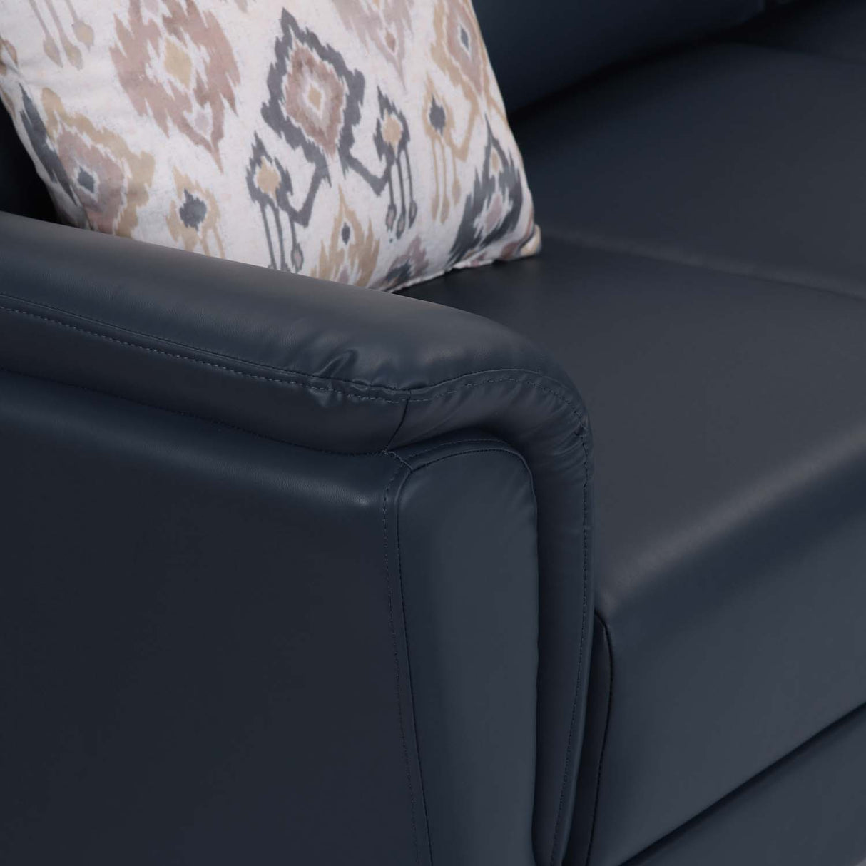 Aiden Corner Sofa- Navy Blue