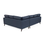 Aiden Corner Sofa- Navy Blue